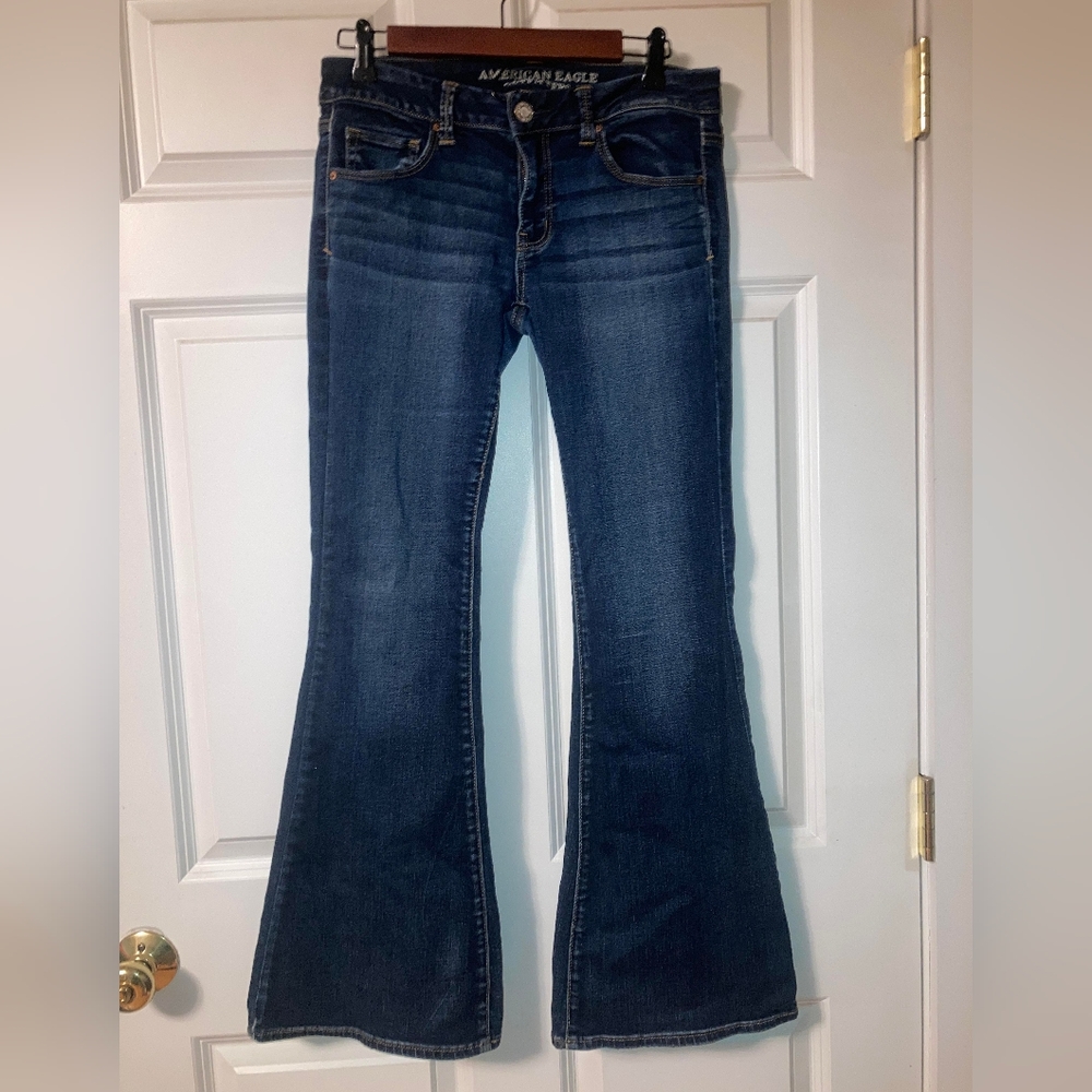 American Eagle Women's size 8 Boho Artist Flare Jeans